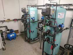 Tlakové filtry ztvrzení, odstranění železa a manganu