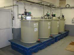 Rozmíchávací nádrže chemikálií