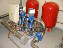 Automatická tlaková stanice